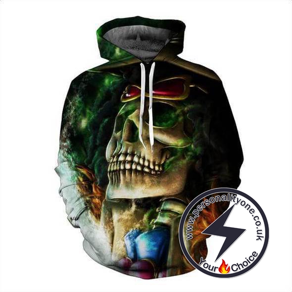 One Piece - Brook Black 3D - Hoodies